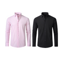 Pague 1 Leve 2 |  Camisa Social Ultra Tech Italian + Brinde Relogio Casual Luxo