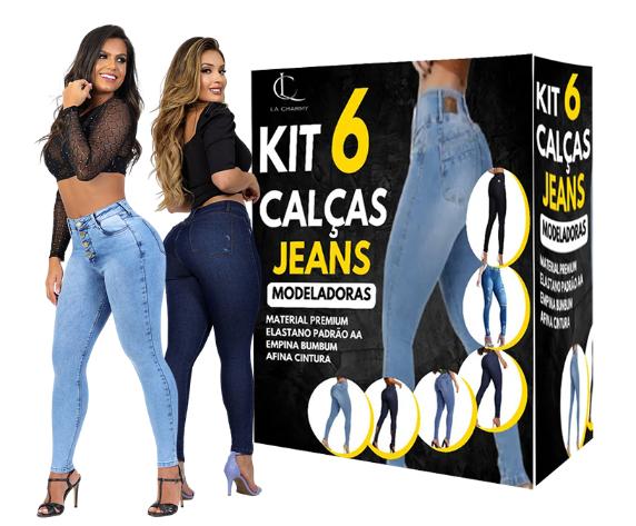 PROMOÇÂO KIT 4 CALÇAS LIPO JEANS + ENVIO GRATIS [DIRETO DE FÁBRICA]