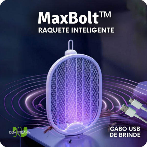 [Compre 1 & Leve 2] Raquete Anti-Mosquito MaxBOlt™ - Com Ions de Atração