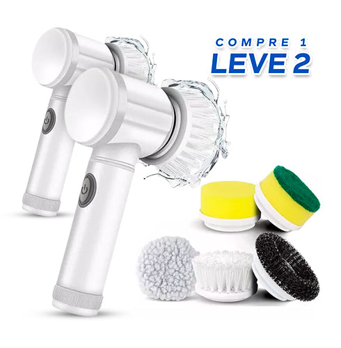 Escova Elétrica de Limpeza Portátil - (Compre 1 e Leve 2 + Brinde)