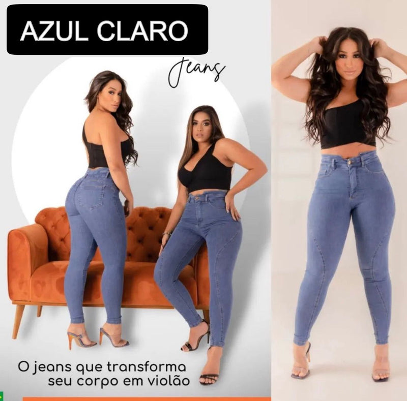 KIT 4 CALÇAS LIPO JEANS + ENVIO GRATIS [DIRETO DE FÁBRICA]