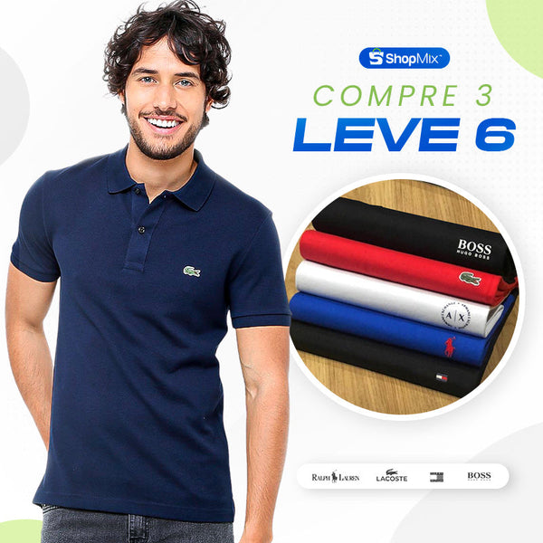 (Combo 6) - Camisas Polo Premium - Últimas Unidades!