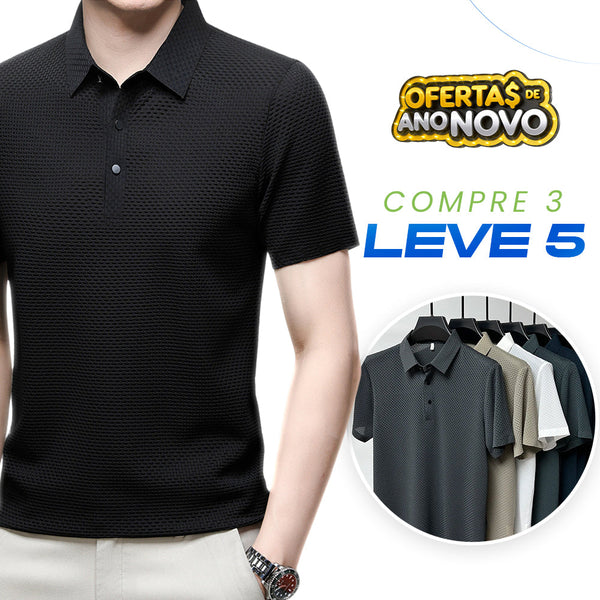 [COMPRE 2 E LEVE 5] - Camisas Polo Premium Elegant