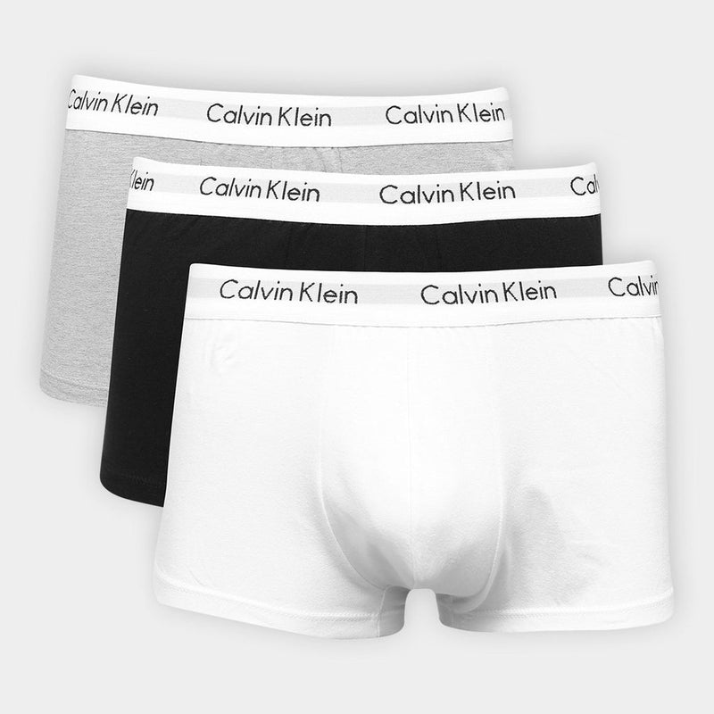 KIT 4 CUECAS TRUNK CALVIN KLEIN - ALGODÃO