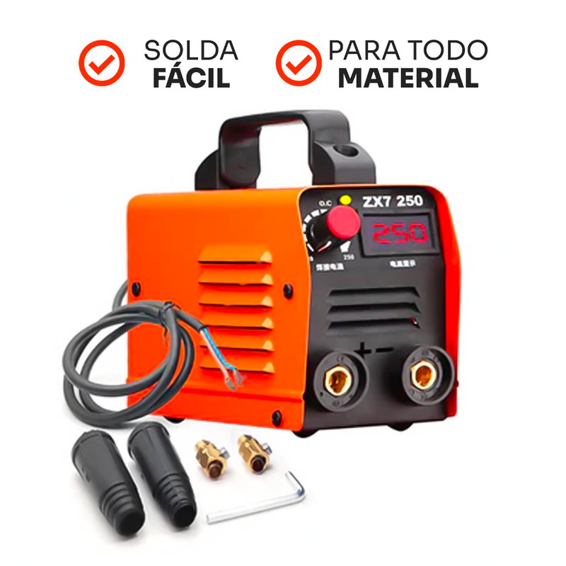 Kit Completo Máquina de Solda Turbo Weld™ + Capacete de Brinde [Pré Black-Friday]